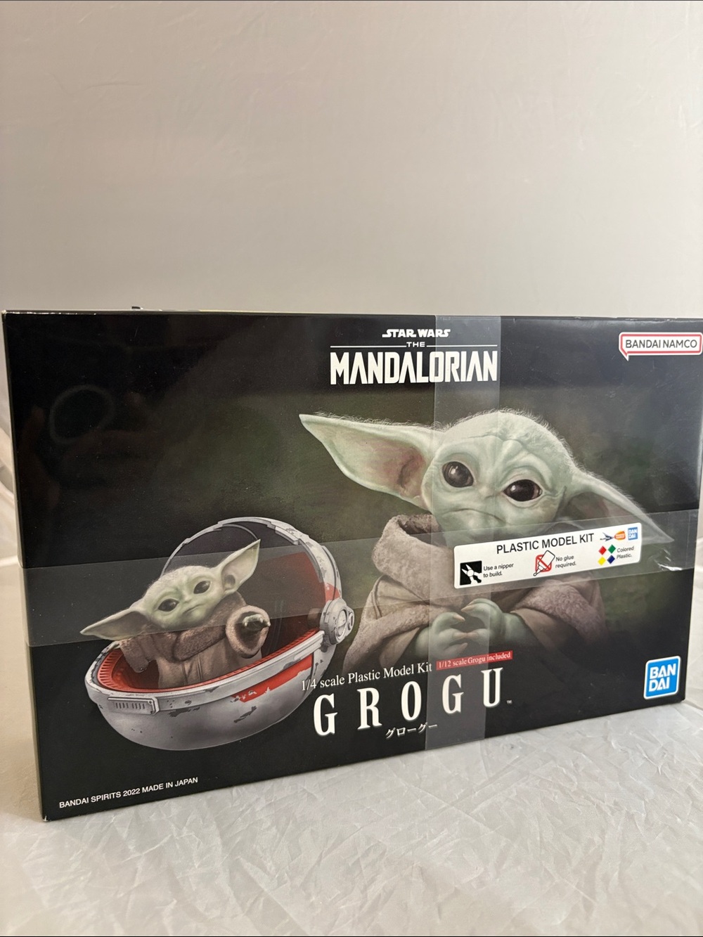 Bandai Star Wars Mandalorian Grogu Baby Yoda Model Kit 1/4 & 1/12 New in Box